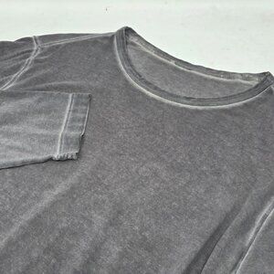 Lululemon Green / Gray Mineral Washed Lightweight Long Sleeve T-Shirt Men's M